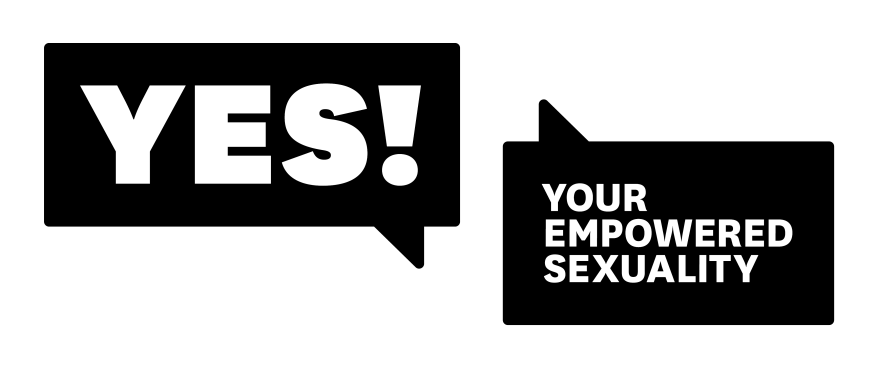 Two chat bubbles: "Yes", "Your Empowered Sexuality"